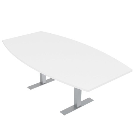 Skutchi Designs 45.25 in W, 84 in L, 29 in H, Engineered Wood Top, White HAR-BOT-46x84-T-XD09